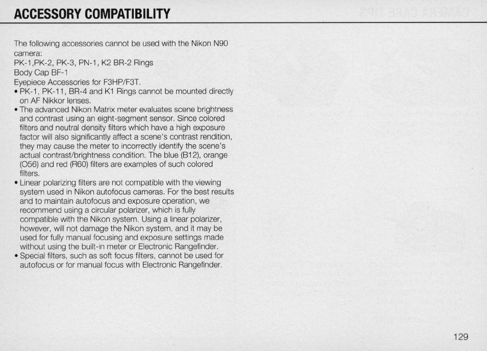 Sport program, Sport program -83 | Nikon Camera N90 User Manual | Page 129 / 236
