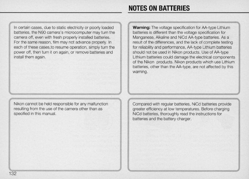 Procedure | Nikon Camera N90 User Manual | Page 132 / 236