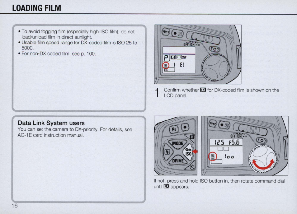 Checking battery power, I i i / / i i i n | Nikon Camera N90 User Manual | Page 16 / 236