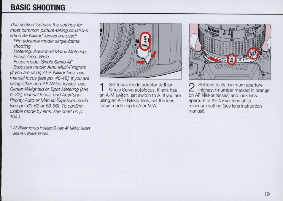 Loading film, Data link system users, Loading film -18 | Nikon Camera N90 User Manual | Page 19 / 236