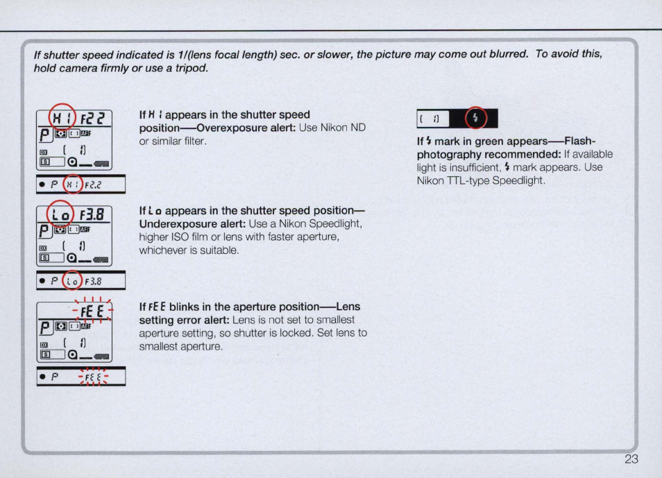 Basic shooting, Basic shooting -24 | Nikon Camera N90 User Manual | Page 23 / 236