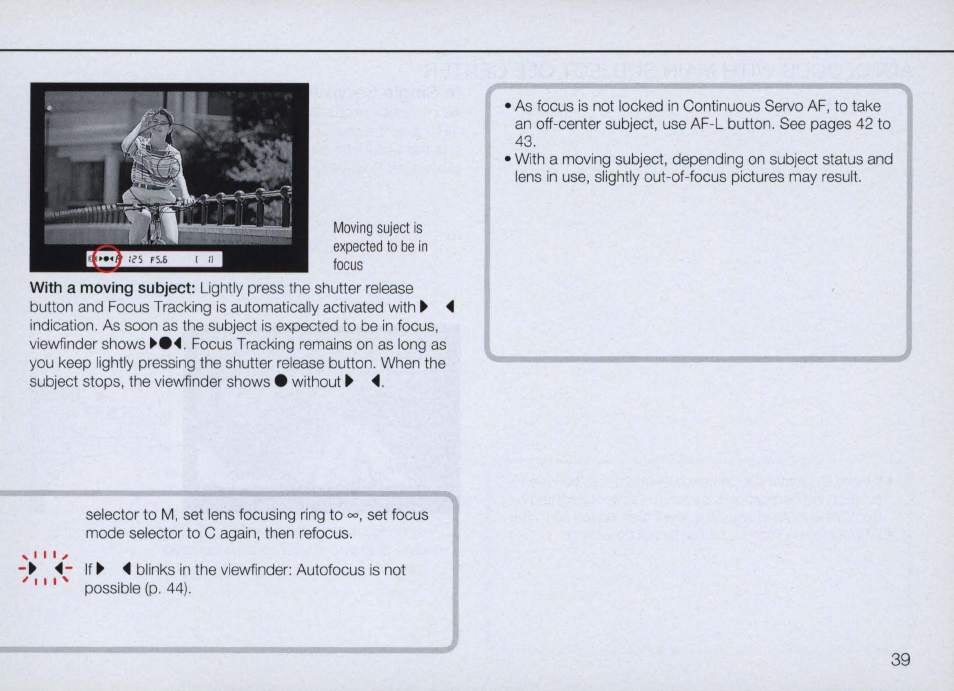 Continuous shooting | Nikon Camera N90 User Manual | Page 39 / 236