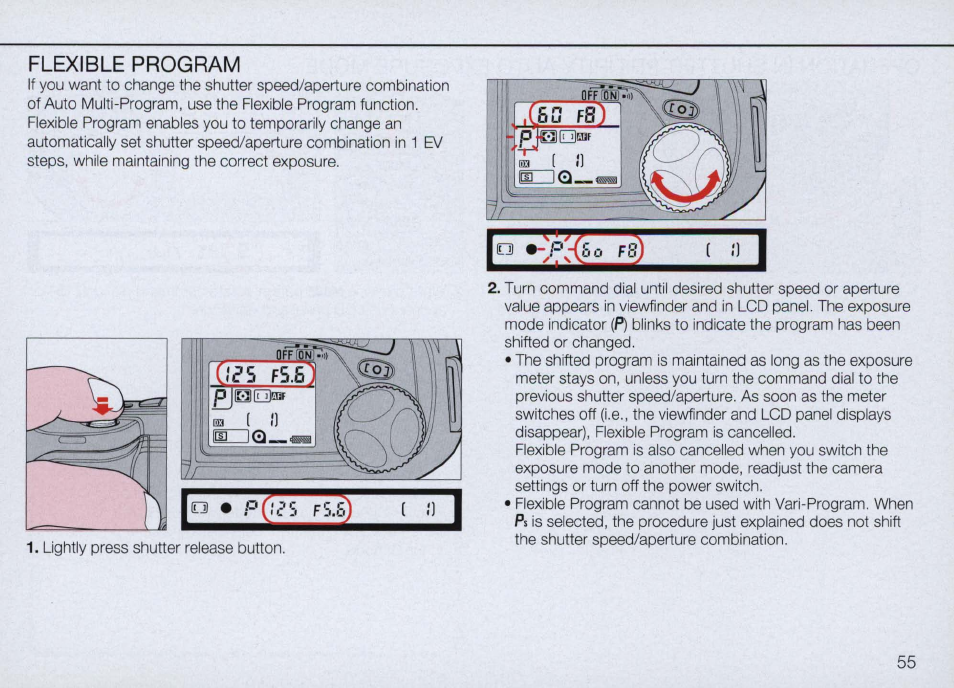 Continuous servo af with release-priority, Ie's | Nikon Camera N90 User Manual | Page 55 / 236