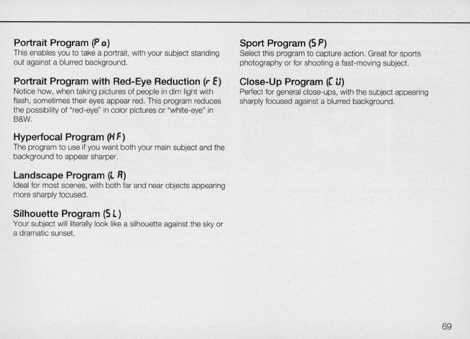 Manual focus, Manual focus -48 | Nikon Camera N90 User Manual | Page 69 / 236