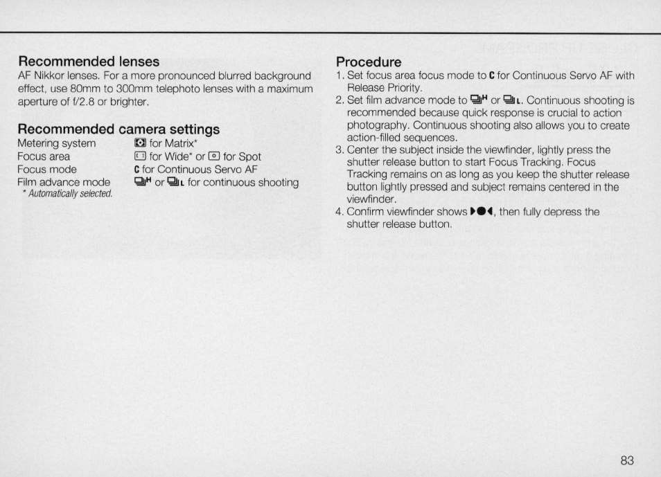 Im iq | Nikon Camera N90 User Manual | Page 83 / 236