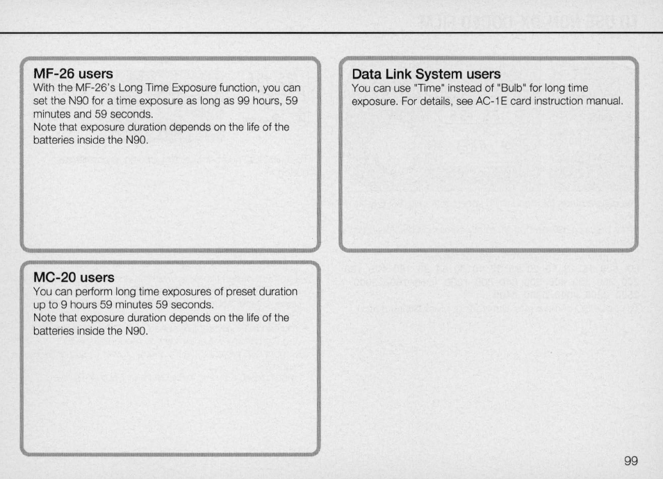 Nikon Camera N90 User Manual | Page 99 / 236