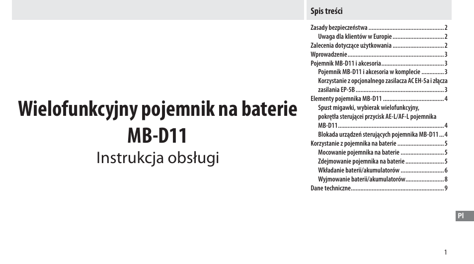 Nikon Multi-Power Battery Pack G02 User Manual | Page 147 / 332