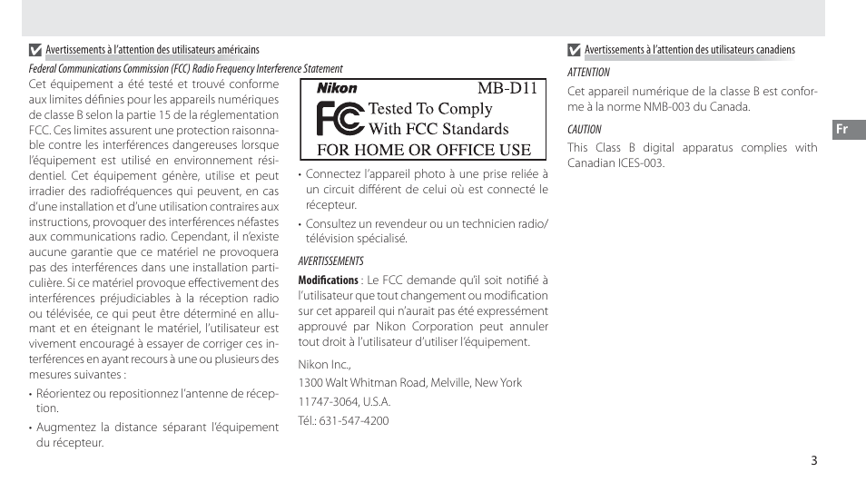 Nikon Multi-Power Battery Pack G02 User Manual | Page 39 / 332