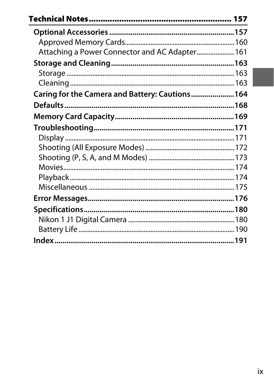 Nikon J1 User Manual | Page 11 / 216