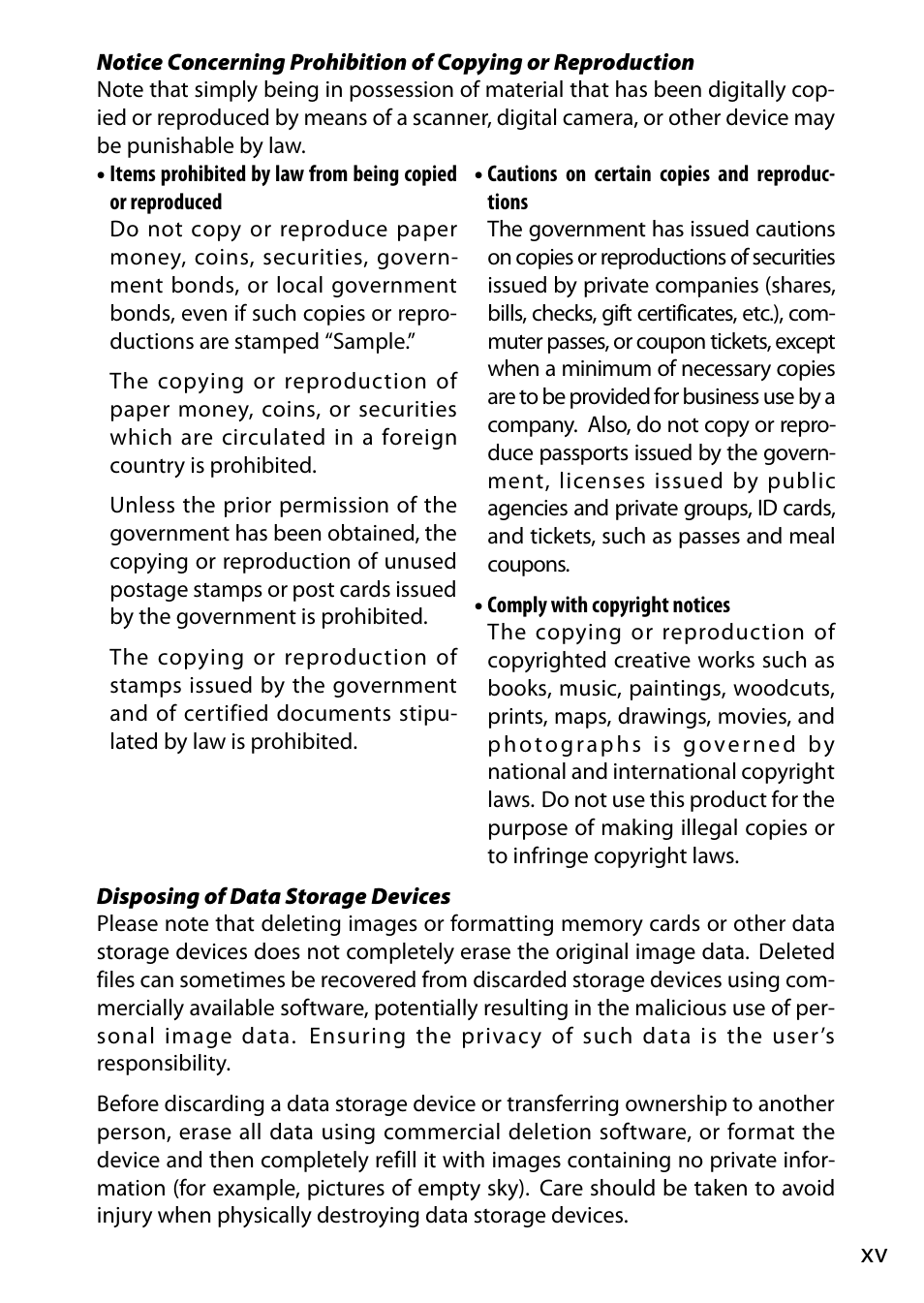 Nikon J1 User Manual | Page 17 / 216