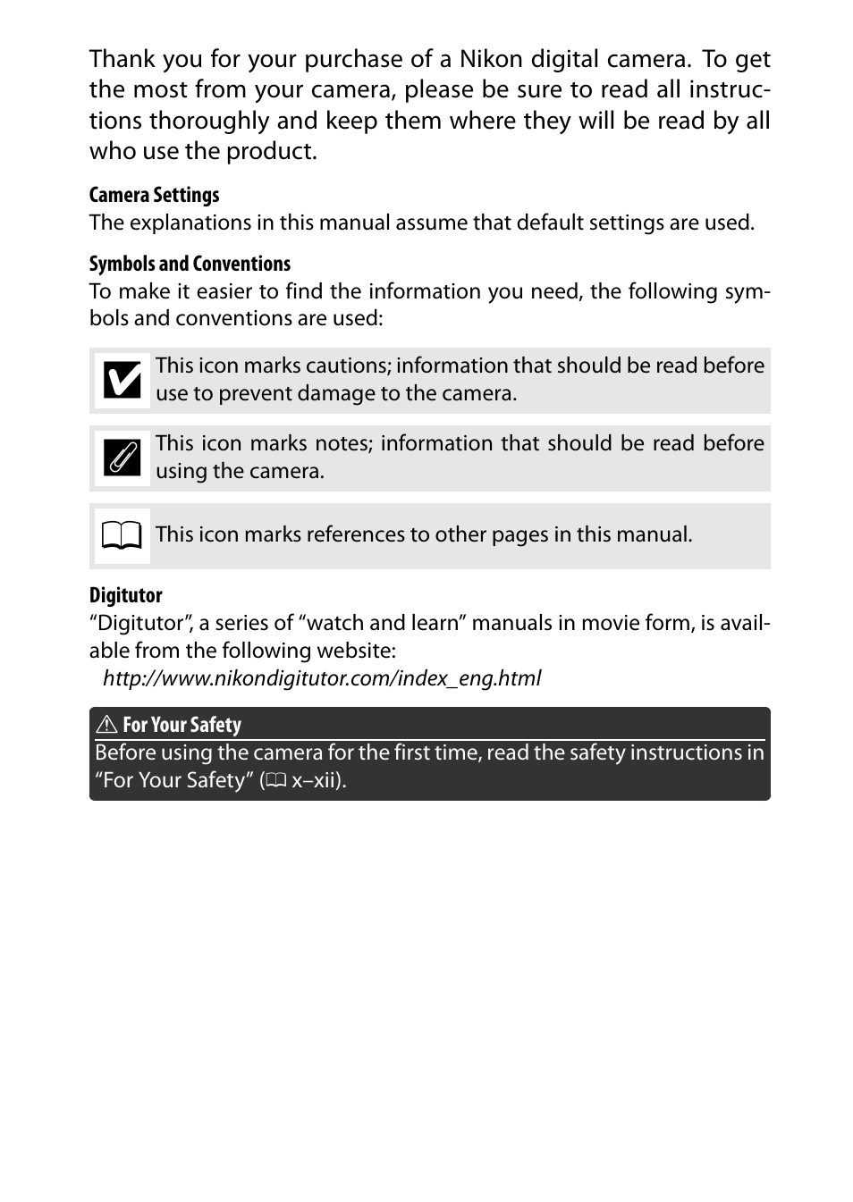 Nikon J1 User Manual | Page 2 / 216