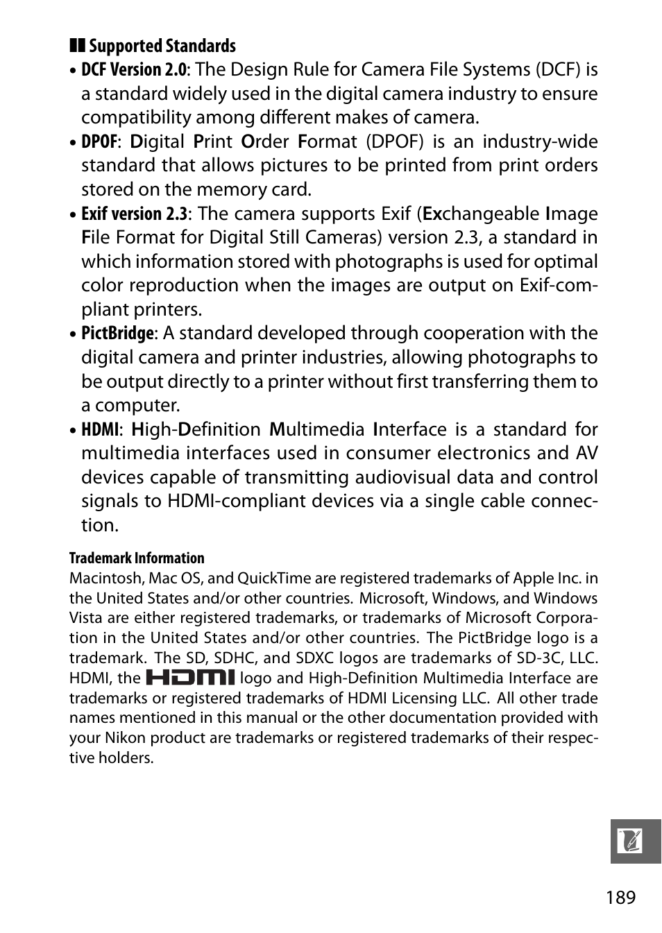 Nikon J1 User Manual | Page 209 / 216