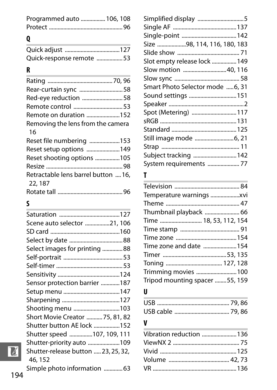 Nikon J1 User Manual | Page 214 / 216