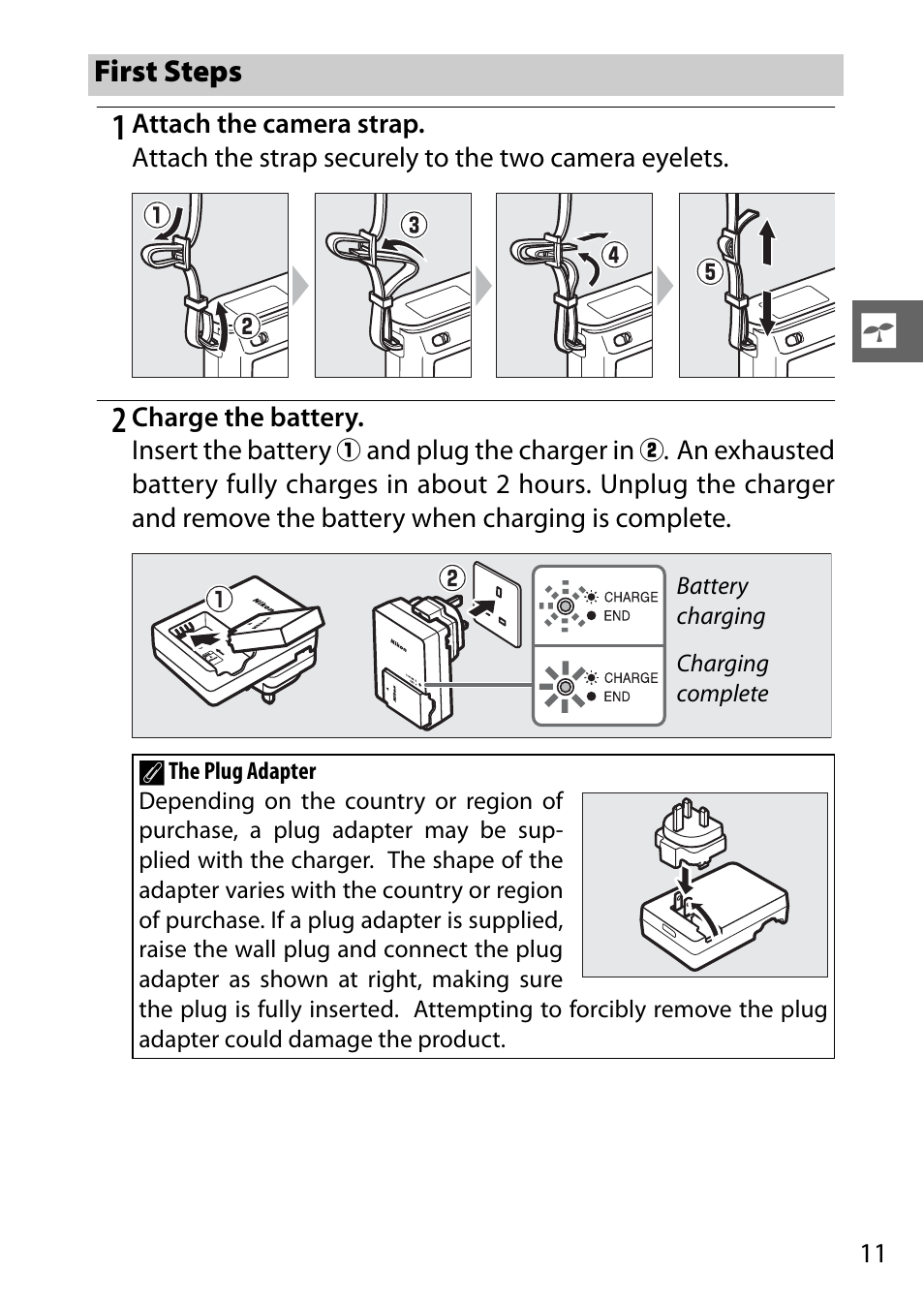 First steps | Nikon J1 User Manual | Page 31 / 216