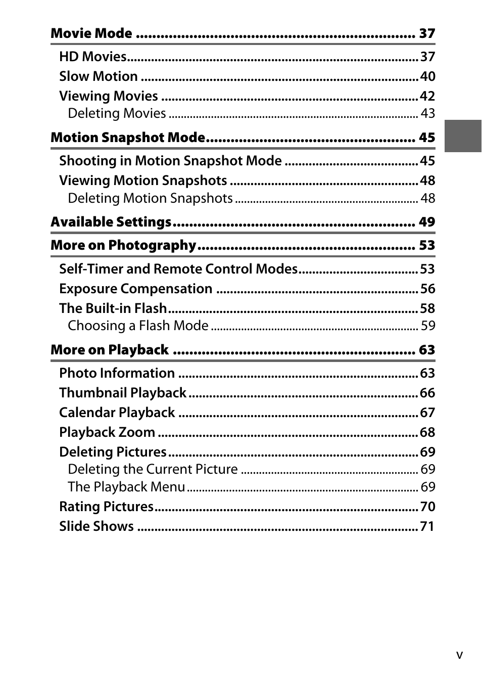 Nikon J1 User Manual | Page 7 / 216