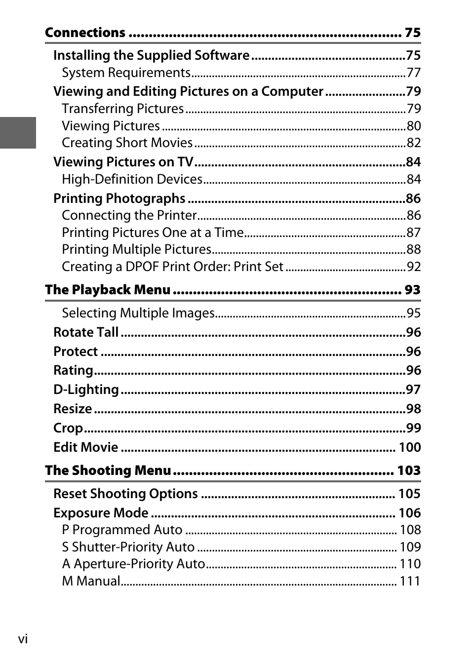 Nikon J1 User Manual | Page 8 / 216