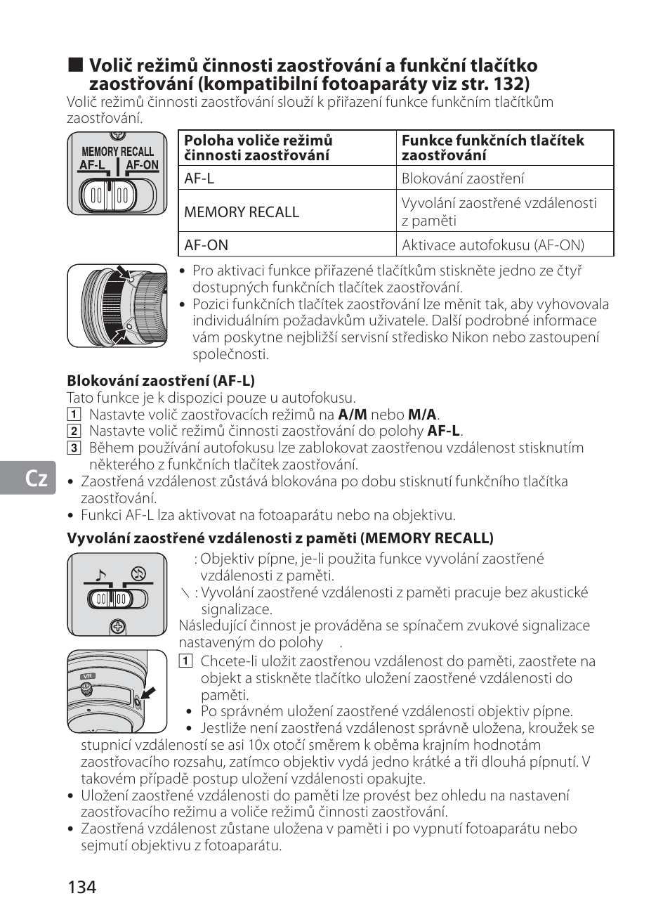 Jp en de fr es se ru nl it cz ch kr | Nikon AF-S NIKKOR 200-400mm f/4G ED VR II 2187 User Manual | Page 134 / 212