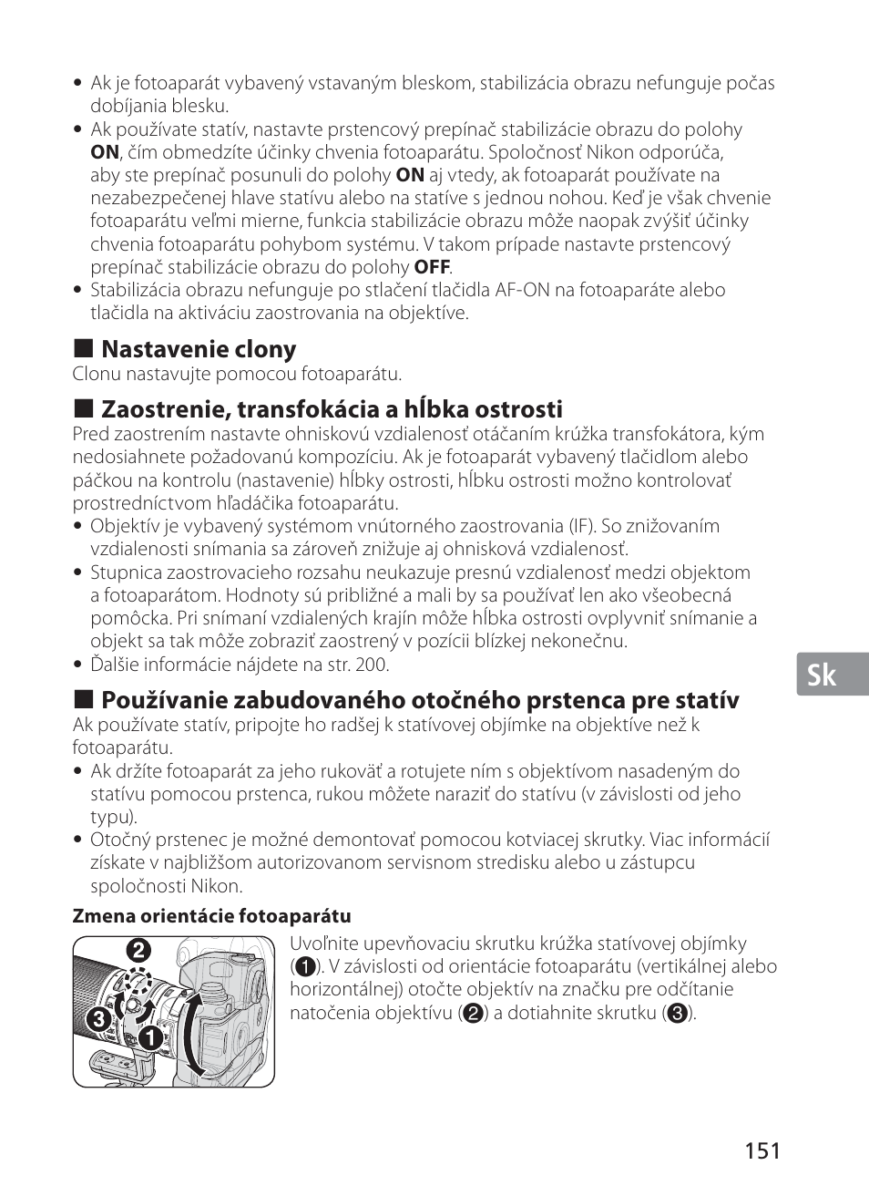 Jp en de fr es se ru nl it sk sk kr | Nikon AF-S NIKKOR 200-400mm f/4G ED VR II 2187 User Manual | Page 151 / 212