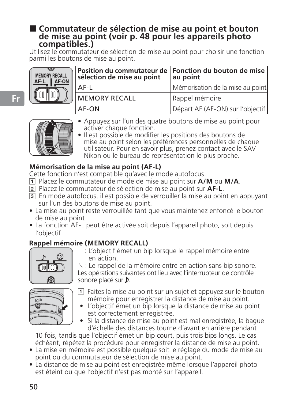 Jp en de fr es se ru nl it ck ch kr | Nikon AF-S NIKKOR 200-400mm f/4G ED VR II 2187 User Manual | Page 50 / 212