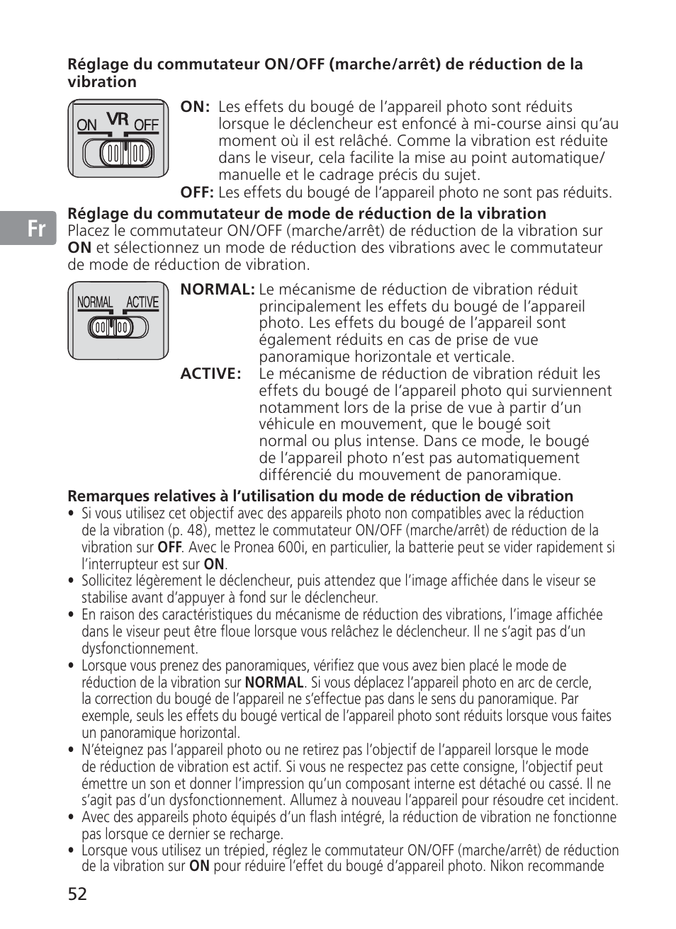 Jp en de fr es se ru nl it ck ch kr | Nikon AF-S NIKKOR 200-400mm f/4G ED VR II 2187 User Manual | Page 52 / 212