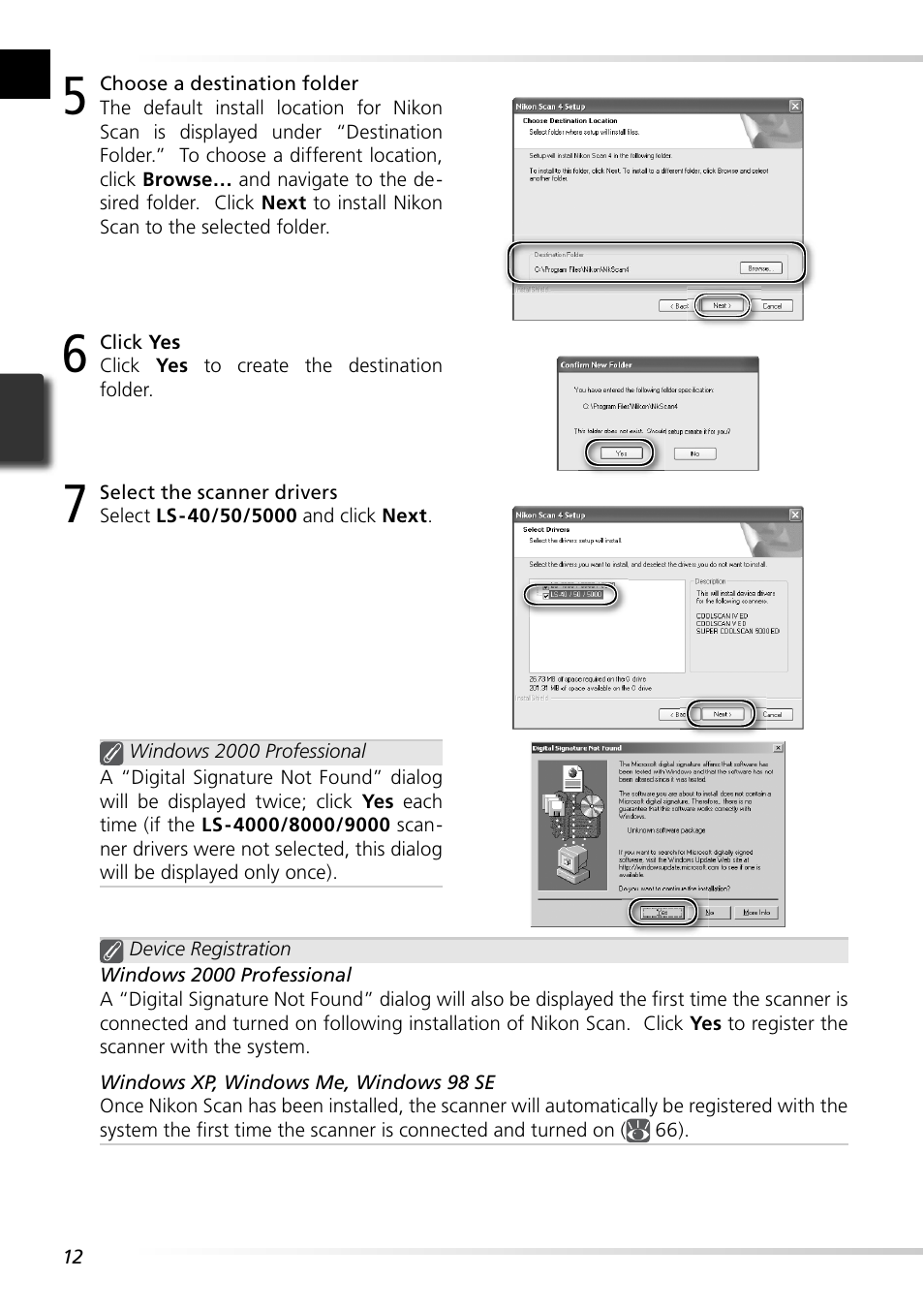 Nikon 5000 ED User Manual | Page 21 / 81
