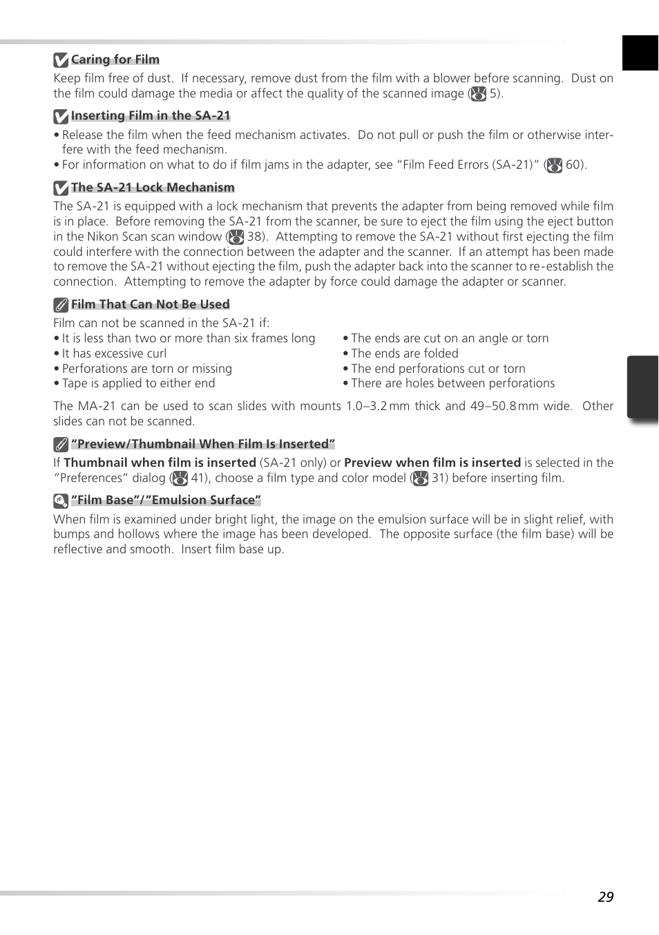 Nikon 5000 ED User Manual | Page 38 / 81