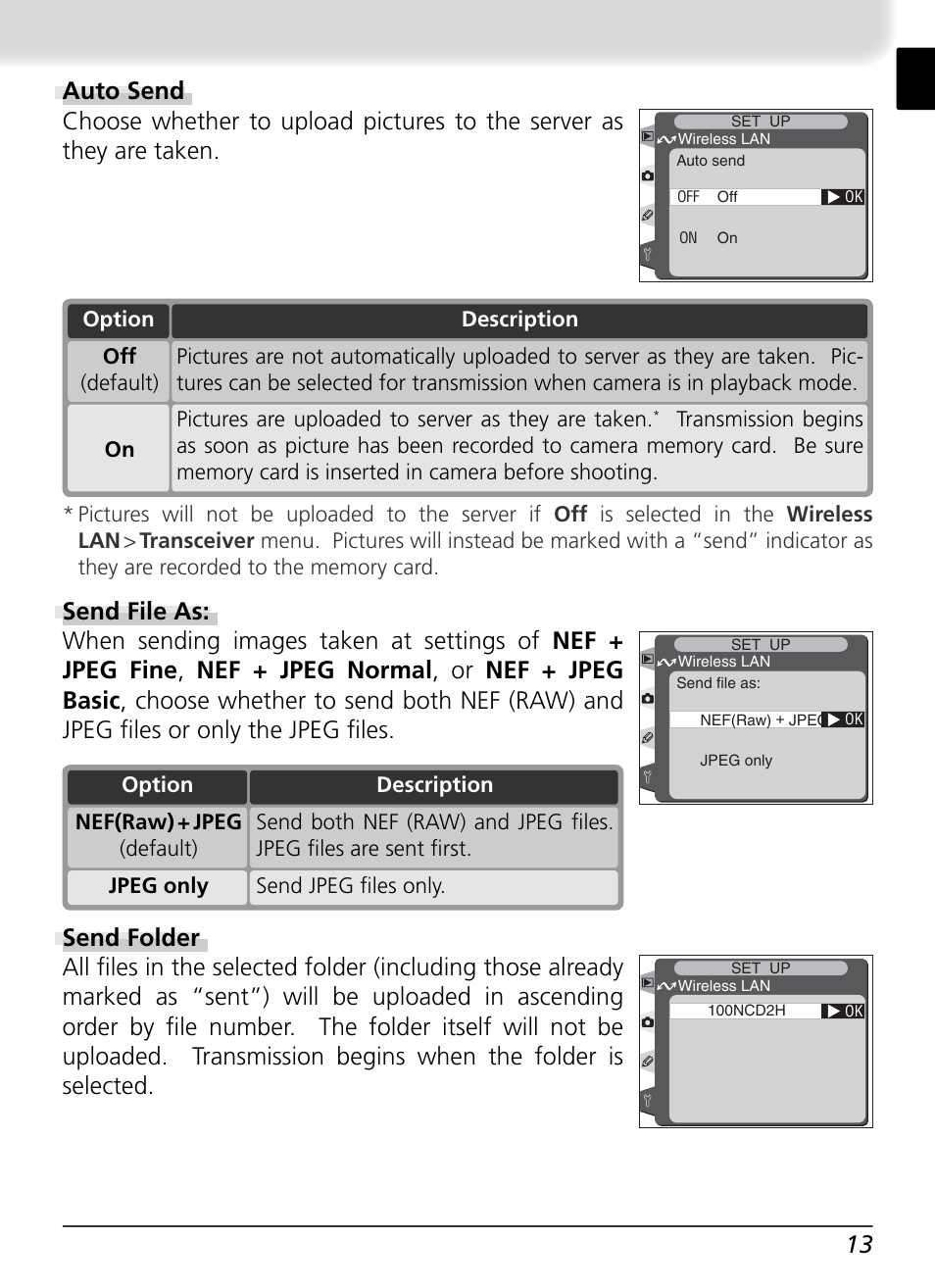 Nikon WT-1 User Manual | Page 20 / 137