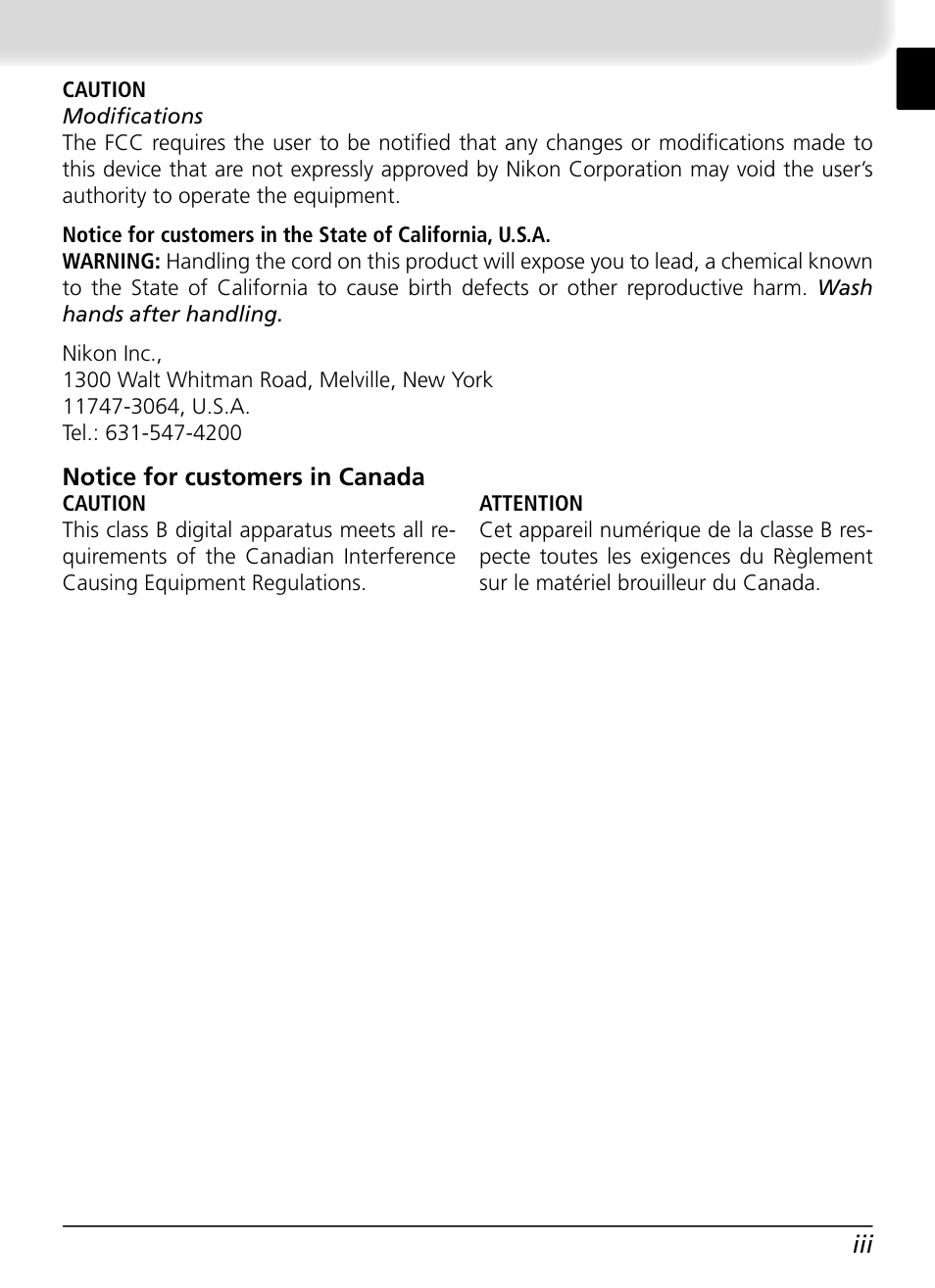 Nikon WT-1 User Manual | Page 6 / 137