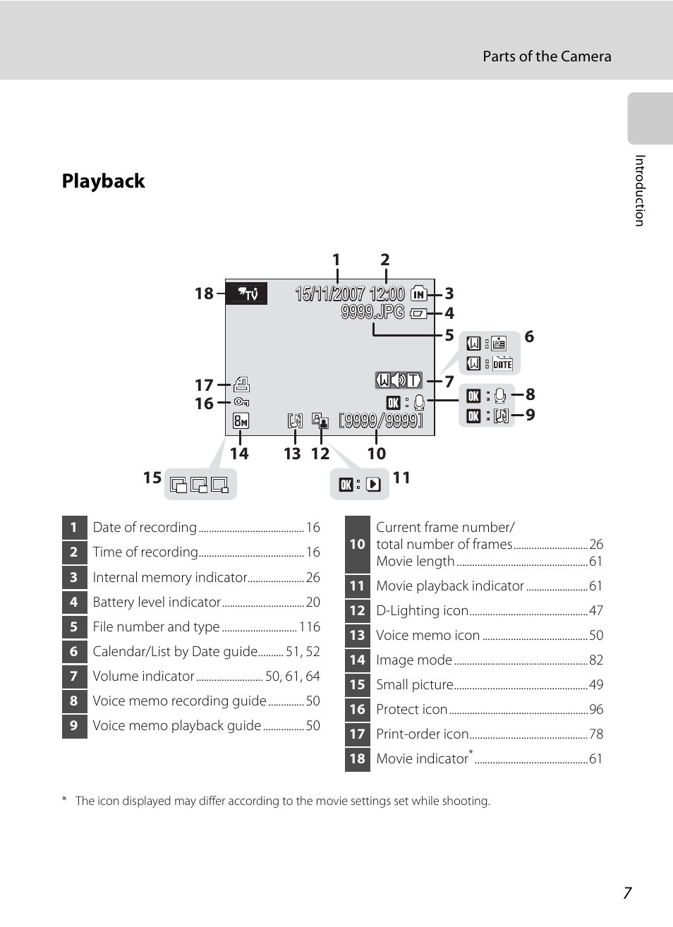 Playback | Nikon Coolpix S510 User Manual | Page 19 / 148