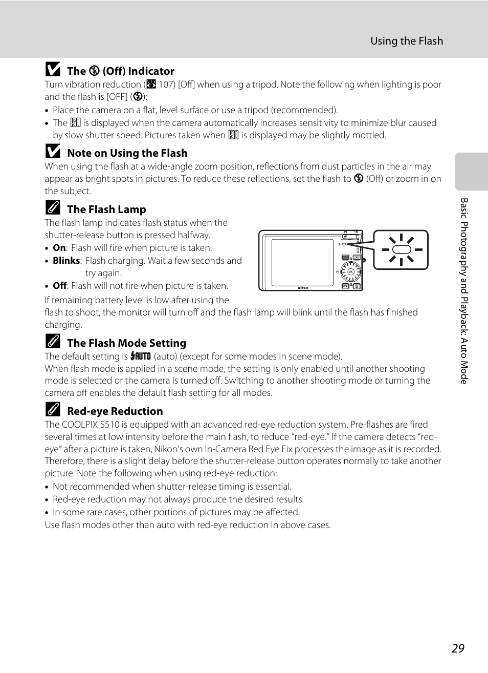 Nikon Coolpix S510 User Manual | Page 41 / 148