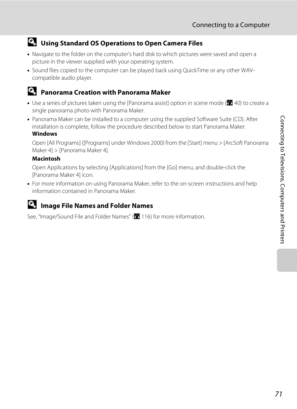 A 71) | Nikon Coolpix S510 User Manual | Page 83 / 148