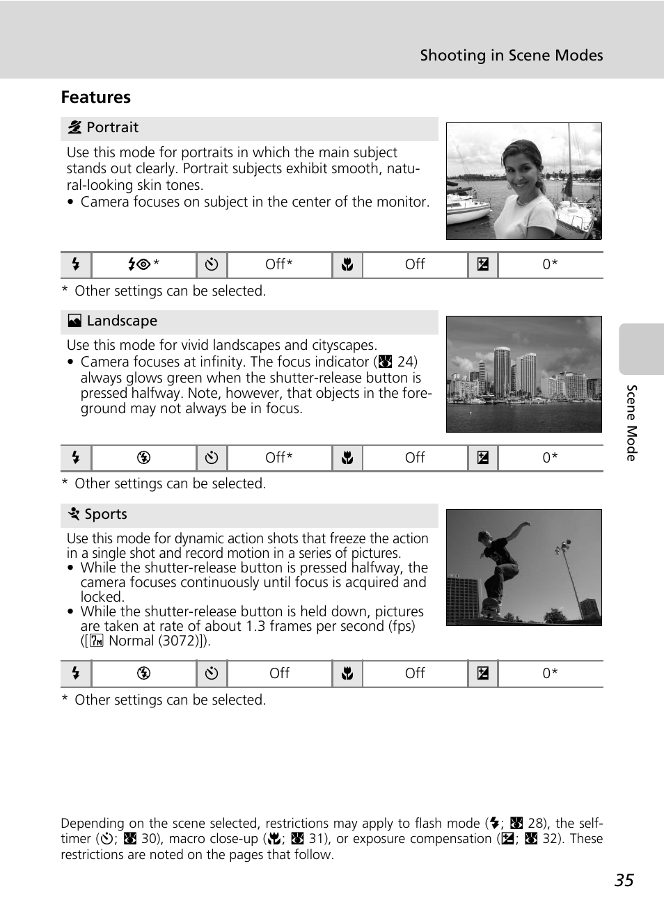 Features | Nikon Coolpix S200 User Manual | Page 49 / 152