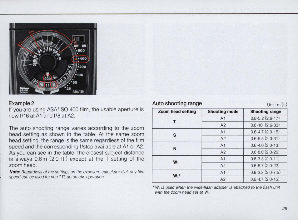 M (manual operation) | Nikon SPEEDLIGHT SB-16 User Manual | Page 29 / 100