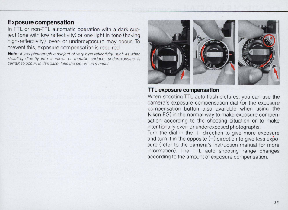 For through-the-lens (ttl) operation, Controls in detail —continued | Nikon SPEEDLIGHT SB-16 User Manual | Page 33 / 100