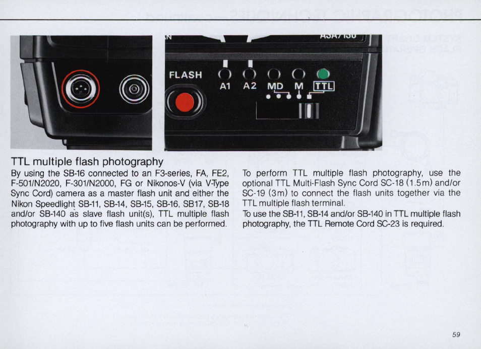 Wide-flash adapter sw-7, Controls in detail —continued | Nikon SPEEDLIGHT SB-16 User Manual | Page 59 / 100