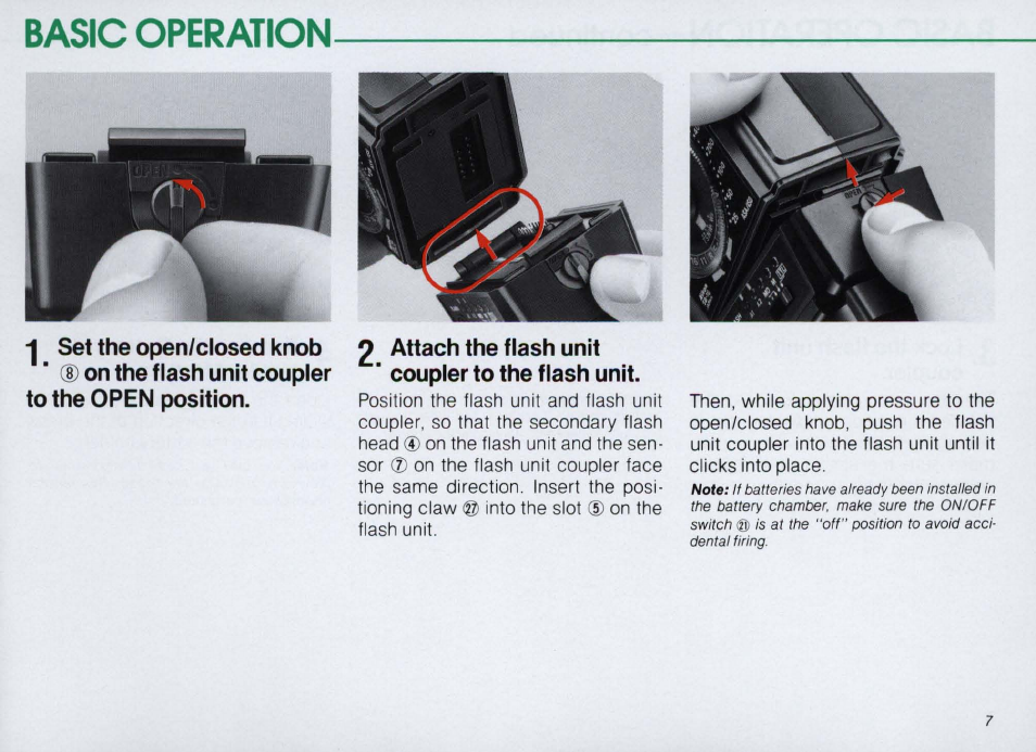 Attention | Nikon SPEEDLIGHT SB-16 User Manual | Page 7 / 100