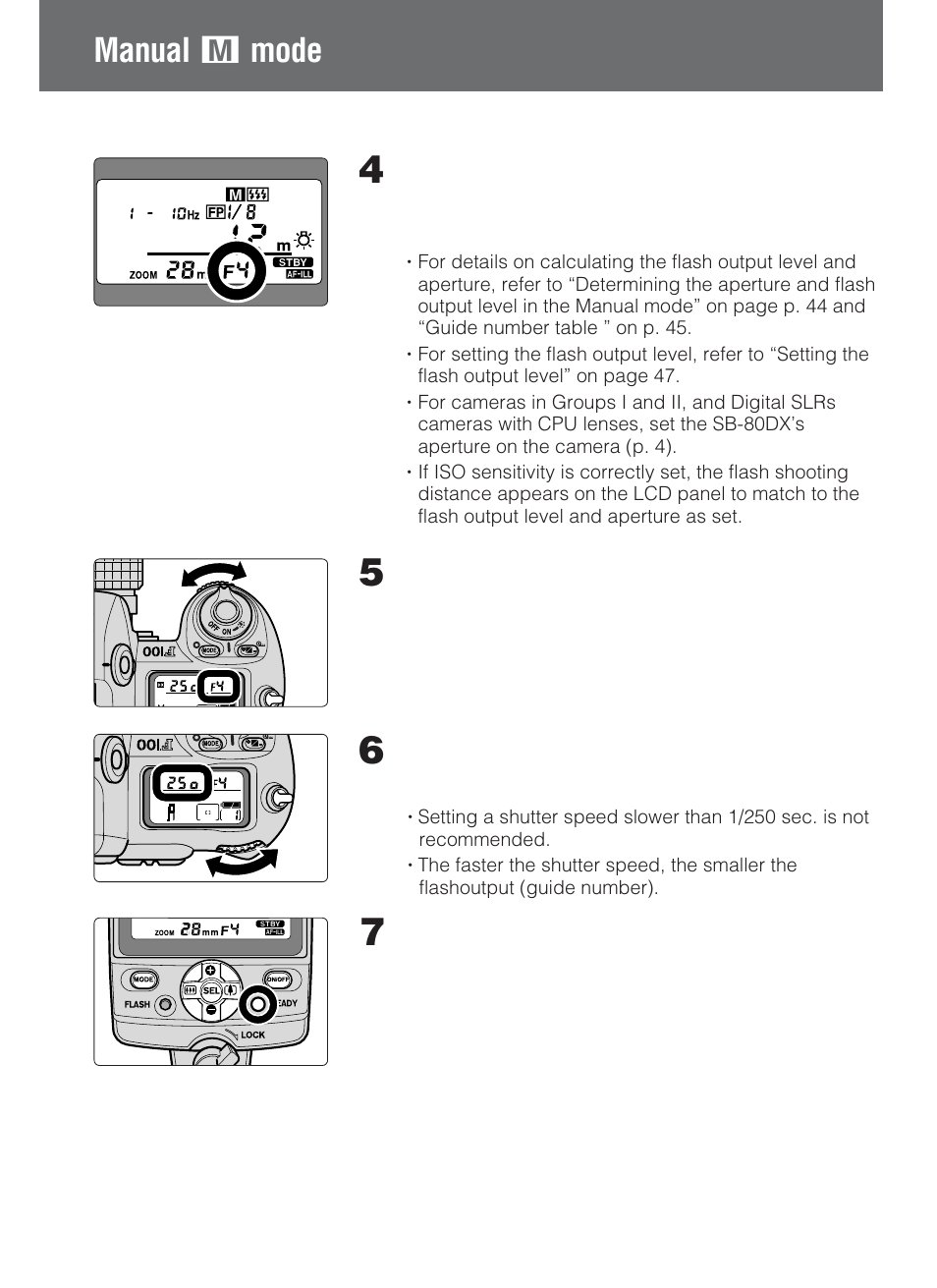 Manual g mode | Nikon SB-80DX User Manual | Page 52 / 108