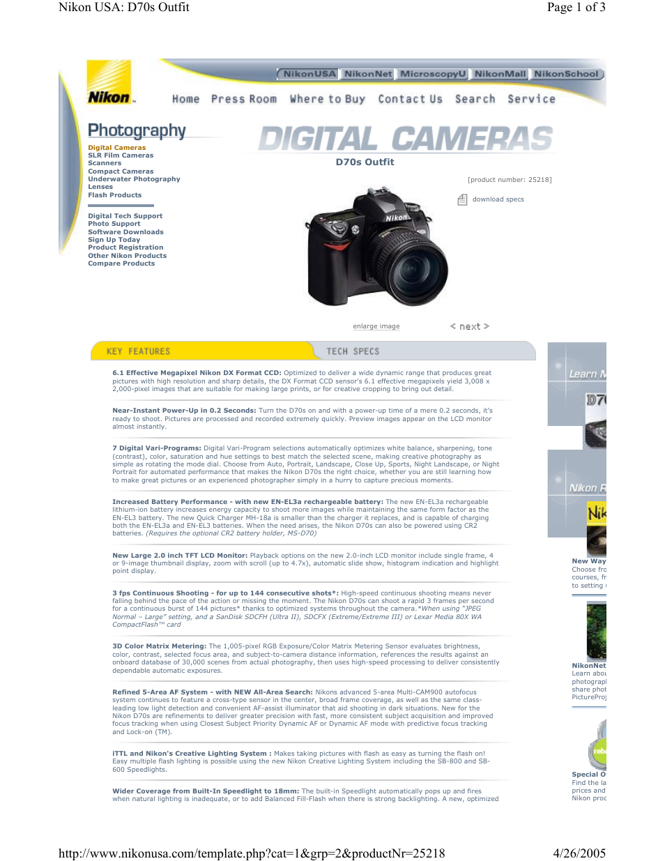 Nikon 6.1 User Manual | 3 pages