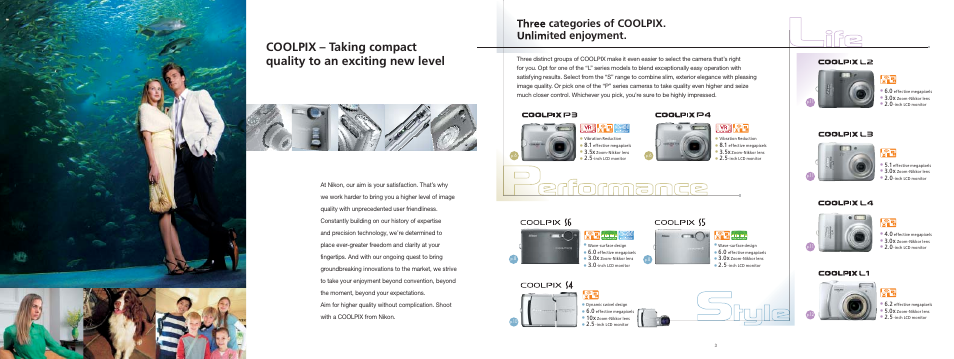 Categories of coolpix. ited enjoyment | Nikon 16 User Manual | Page 2 / 13