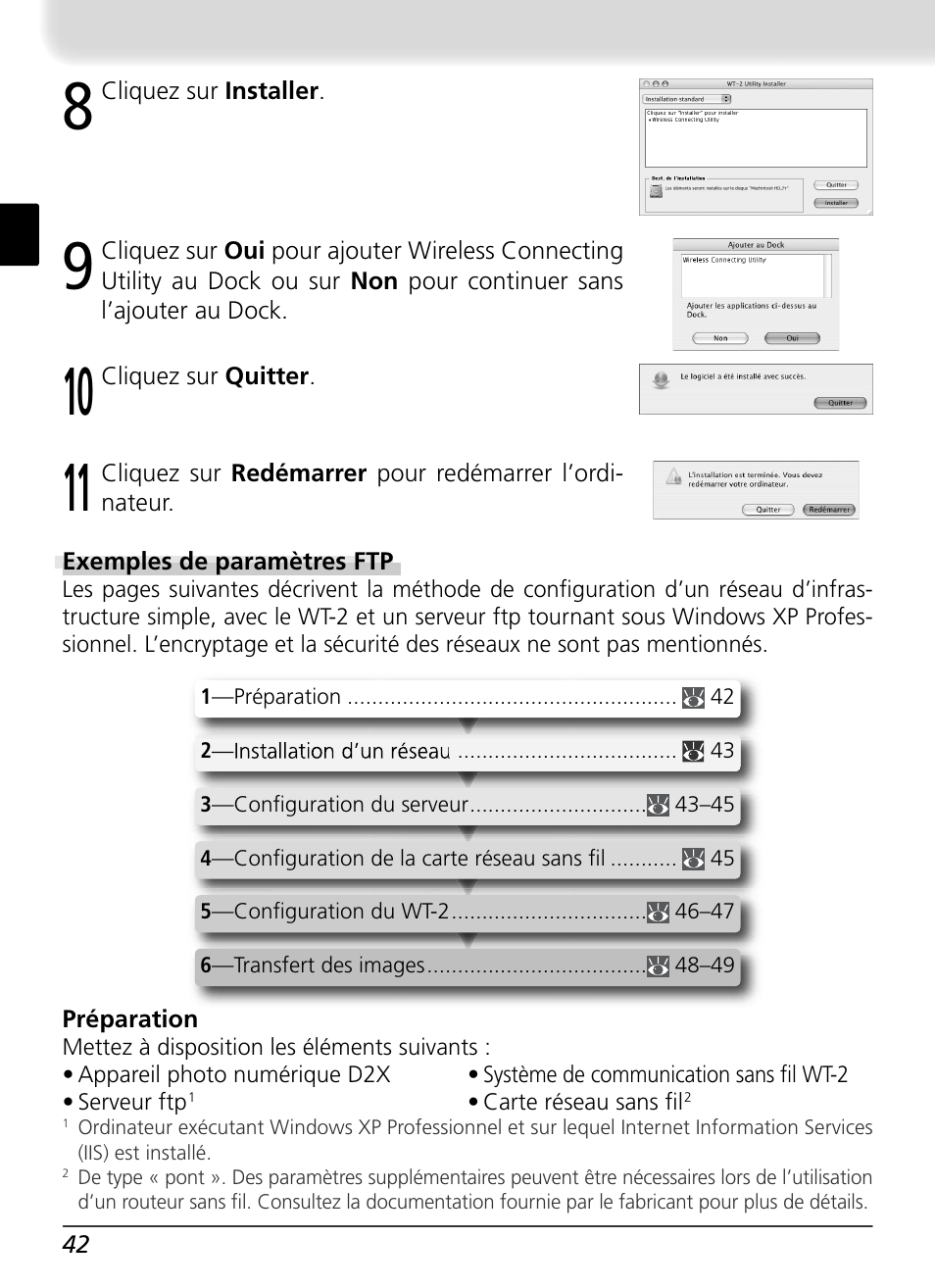 Exemples de paramètres ftp | Nikon WT-2 User Manual | Page 111 / 187
