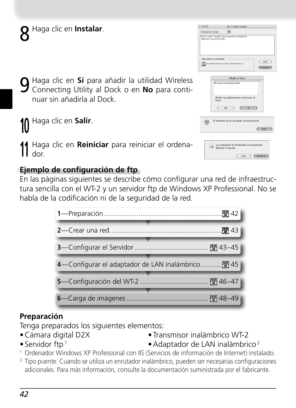 Ejemplo de confi guración de ftp | Nikon WT-2 User Manual | Page 173 / 187