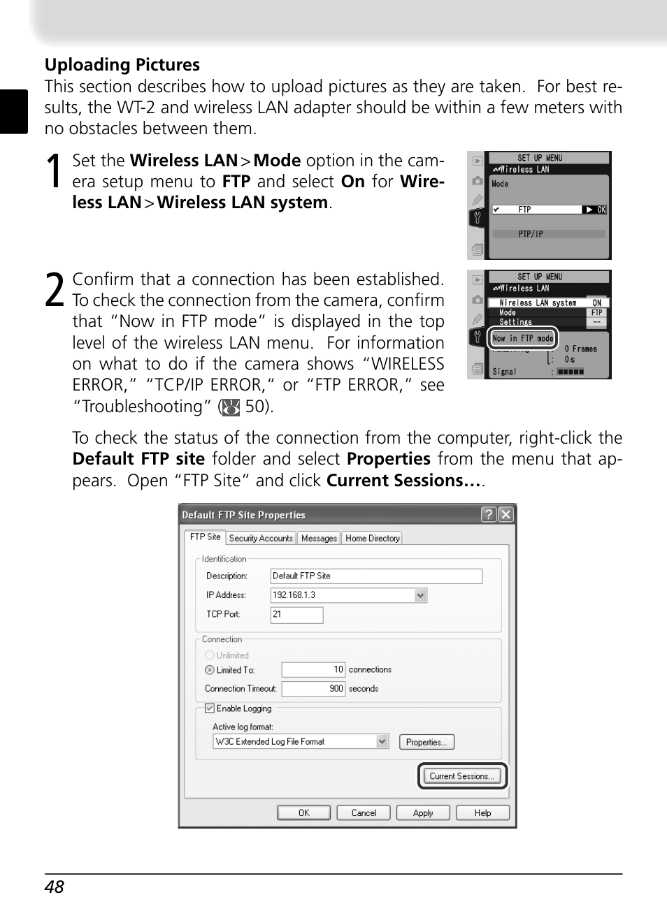 Nikon WT-2 User Manual | Page 55 / 187