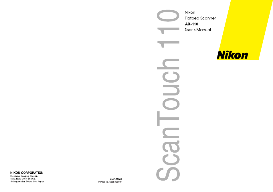 Nikon AX-110 User Manual | Page 2 / 47