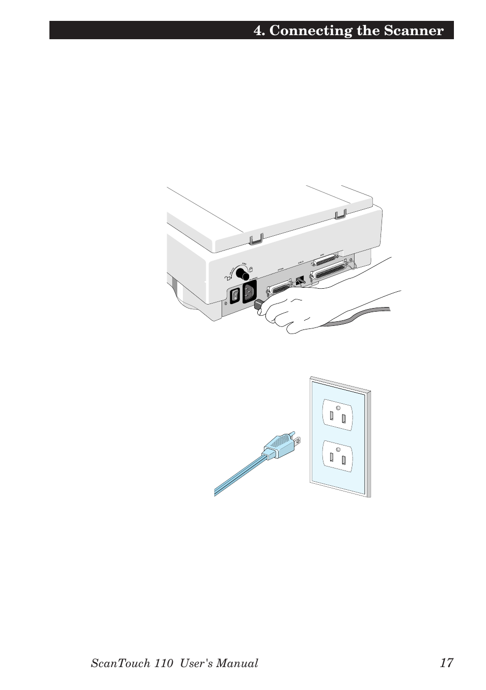 2 connecting the power cord | Nikon AX-110 User Manual | Page 27 / 47