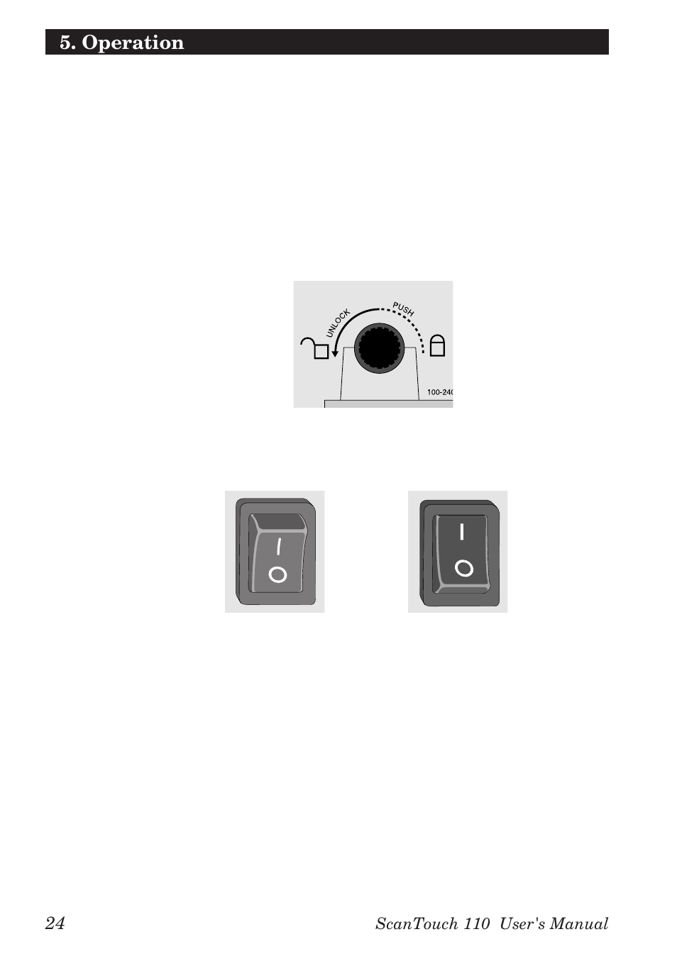 Operation, 1 turning on the power | Nikon AX-110 User Manual | Page 34 / 47