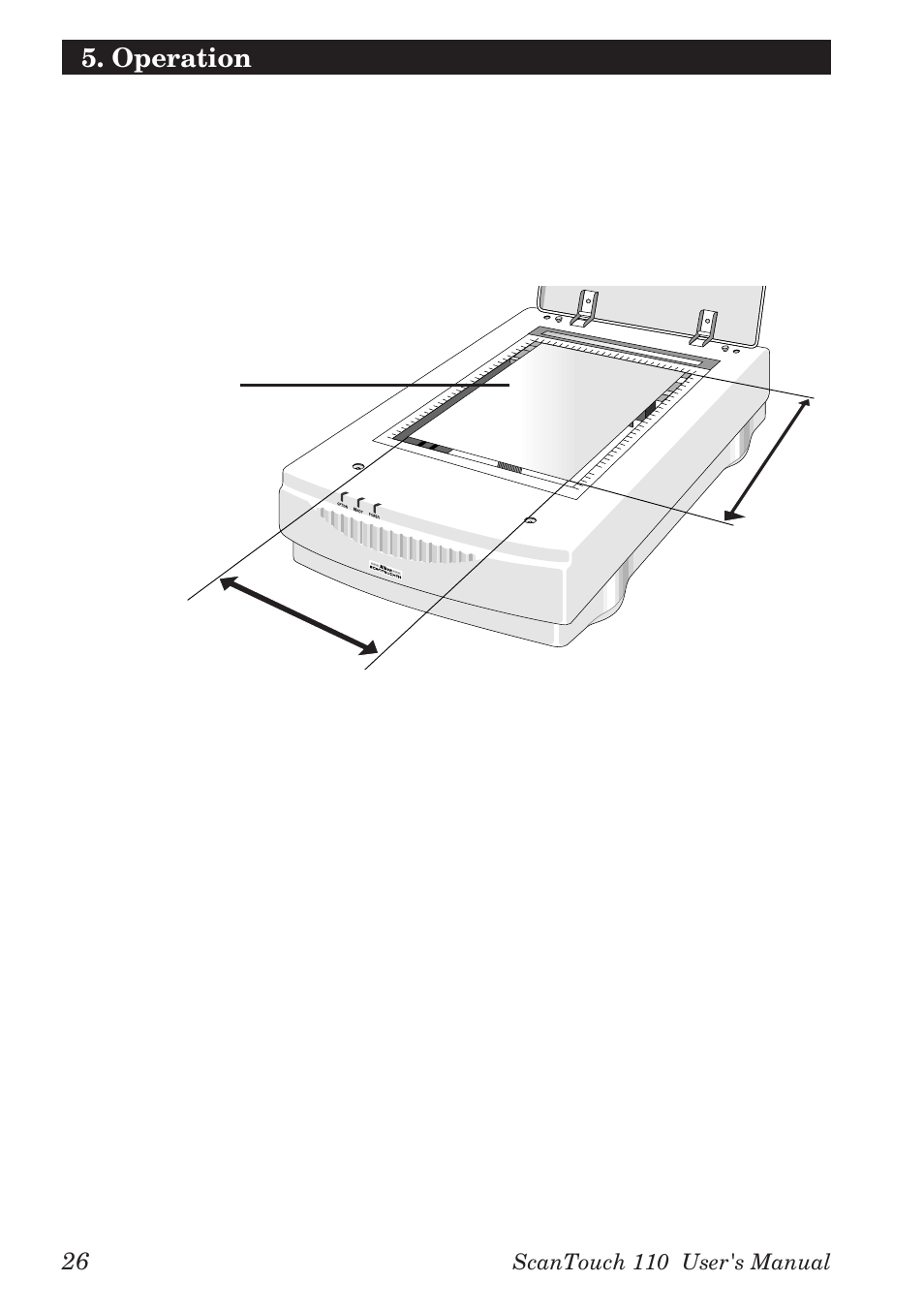 2 setting a document, Operation, 26 nikon | Nikon AX-110 User Manual | Page 36 / 47