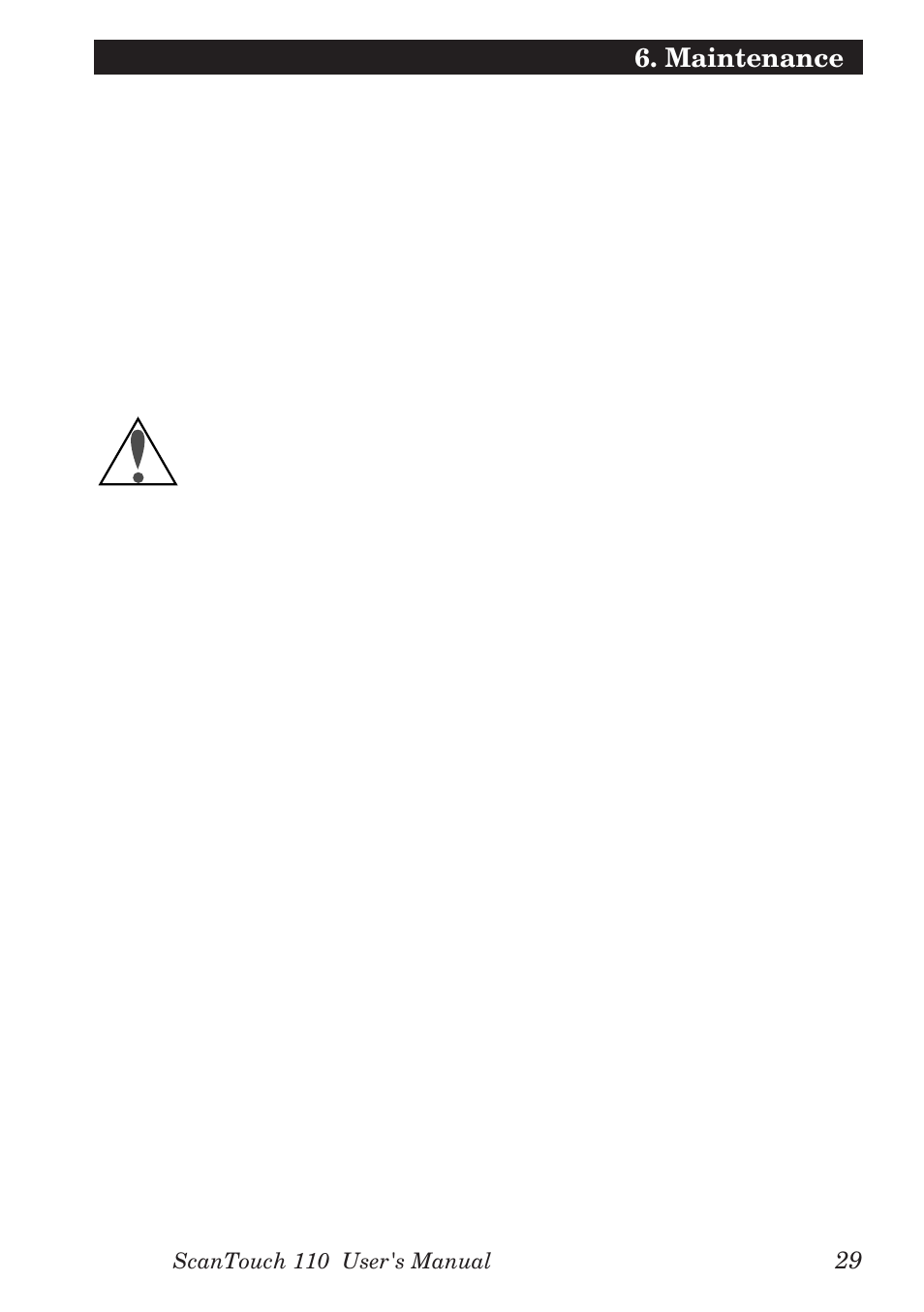 Maintenance, 1 static electricity precautions | Nikon AX-110 User Manual | Page 39 / 47