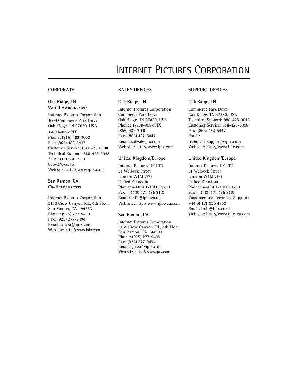 Internet pictures corporation, Nternet, Ictures | Orporation | Nikon 990 User Manual | Page 2 / 51