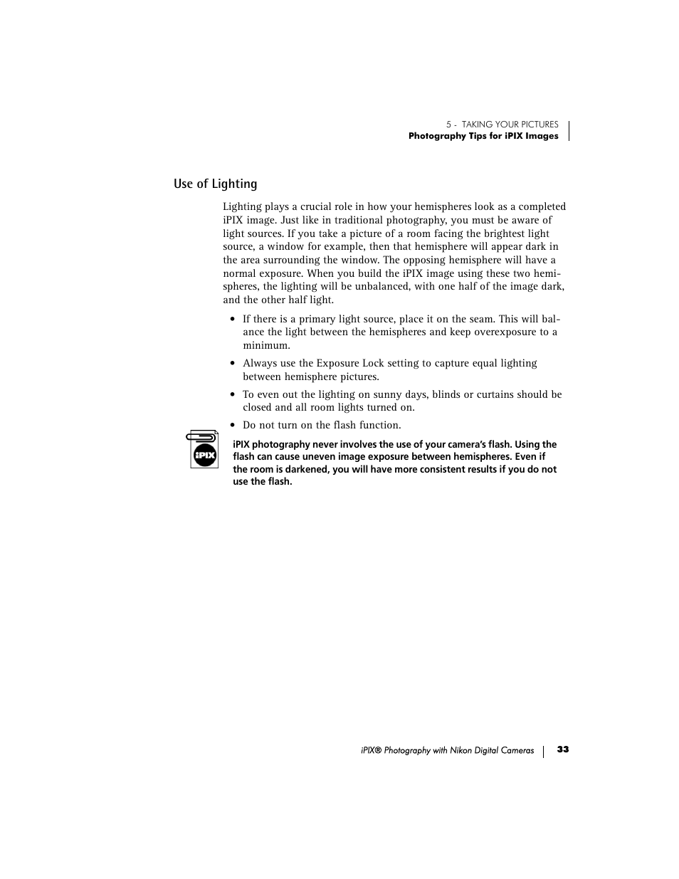 Use of lighting | Nikon 990 User Manual | Page 38 / 51