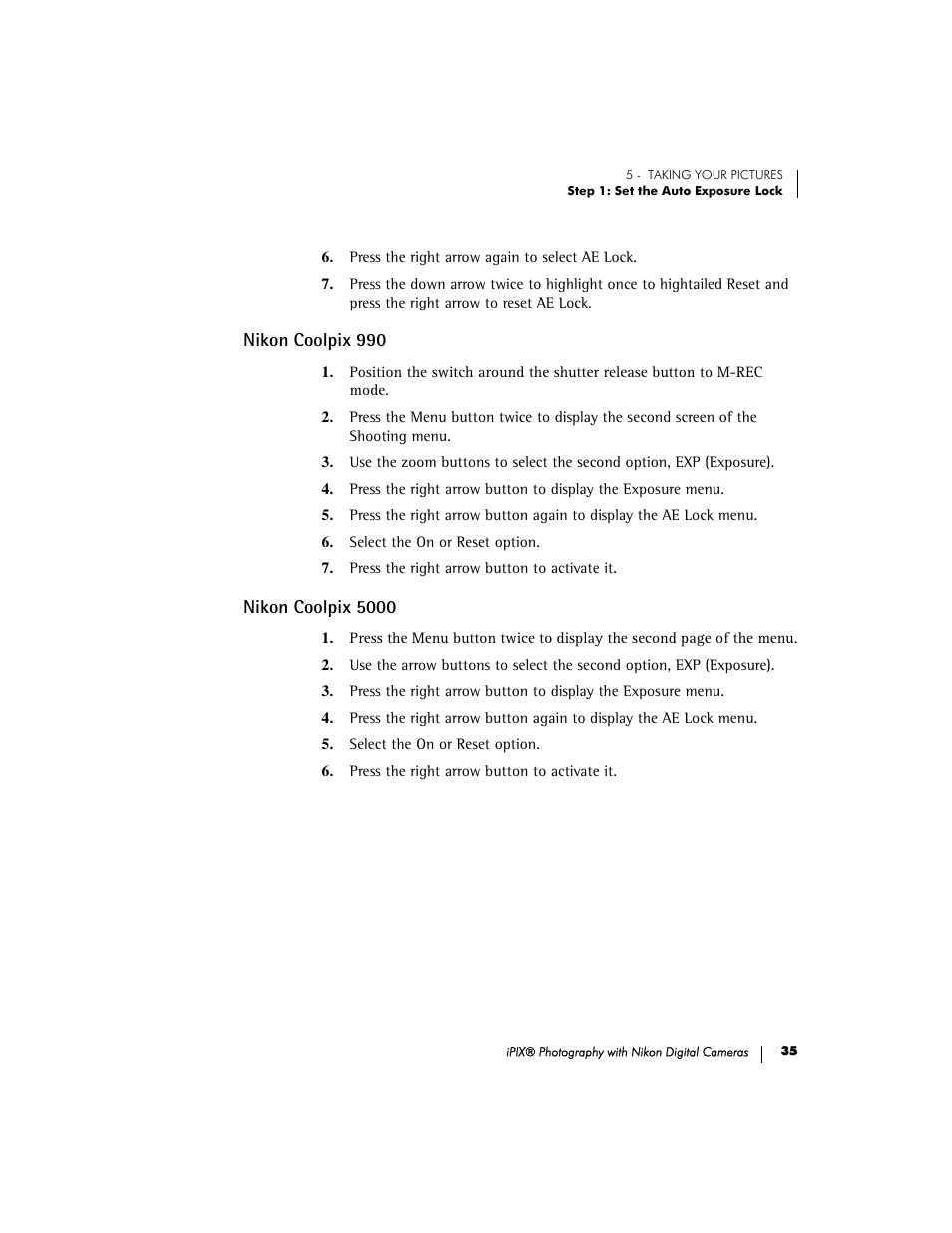 Nikon coolpix 990, Nikon coolpix 5000 | Nikon 990 User Manual | Page 40 / 51